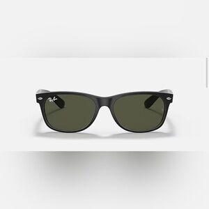 Ray-Ban Black and Green Sunglasses